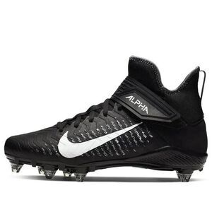 Nike Alpha Menace Football Cleats Black White Men's Size 9 CK4277-001 NEW